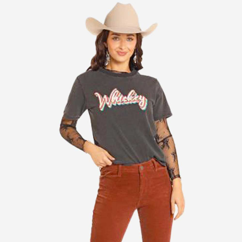 Denim Whiskey Top