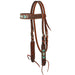 Beaded Basket Stamp Browband Headstall