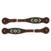 Beaded Basket Stamp Mens Spur Straps