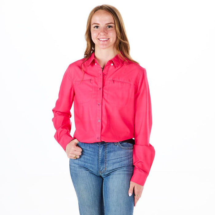 Women's Watermelon Long Sleeve Button Shirt
