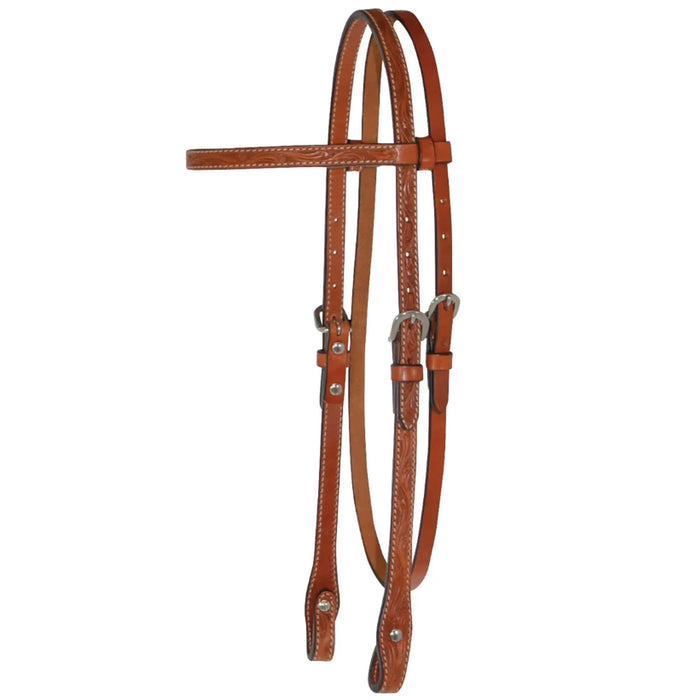 Classic Floral Browband Headstall