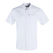 White Short Sleeve Button Shirt