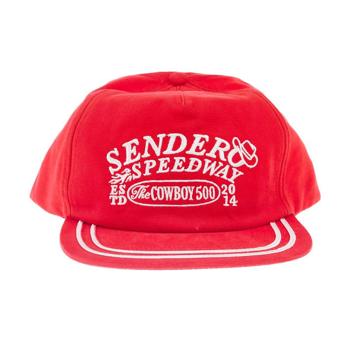 Mens Red Speedway Cap