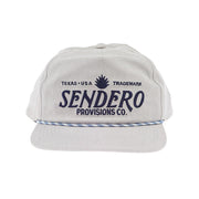 Mens Grey Rope Logo Cap