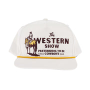 Western Show White Cap