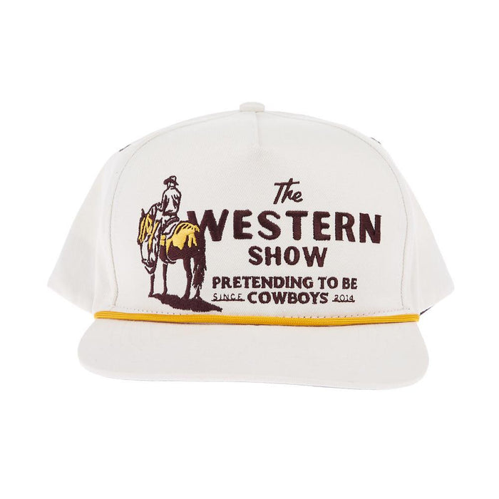Western Show White Cap