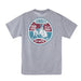 Mens Grey Train Hard Tee