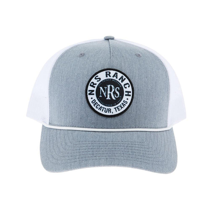 Ranch Grey/White Round Logo Cap