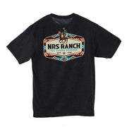 NRS Ranch Black Southwest Logo w/Cowboy Tee