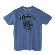 Nashville Stampede Heather Blue Twisted Feather Tee