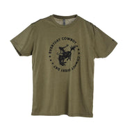 Mens Olive Everyday Cowboy Tee