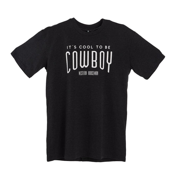 Mens Asphalt Cool To Be Cowboy Tee