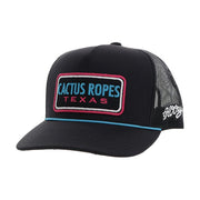 Mens Cactus Ropes Black Cap