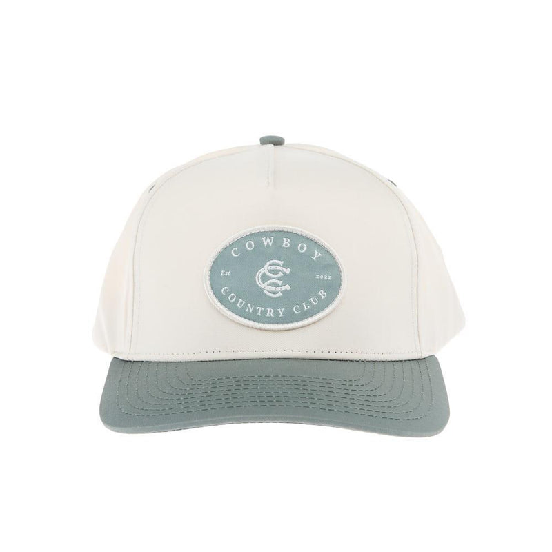Two Tone Green Patch Cap