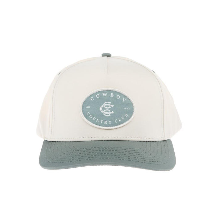 Two Tone Green Patch Cap