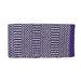 Doubleweave 32in x 64in Purple/Black/Cream Saddle Blanket