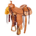 15.5in 1/4 Wyoming Flower Medium Oil Rancher Saddle