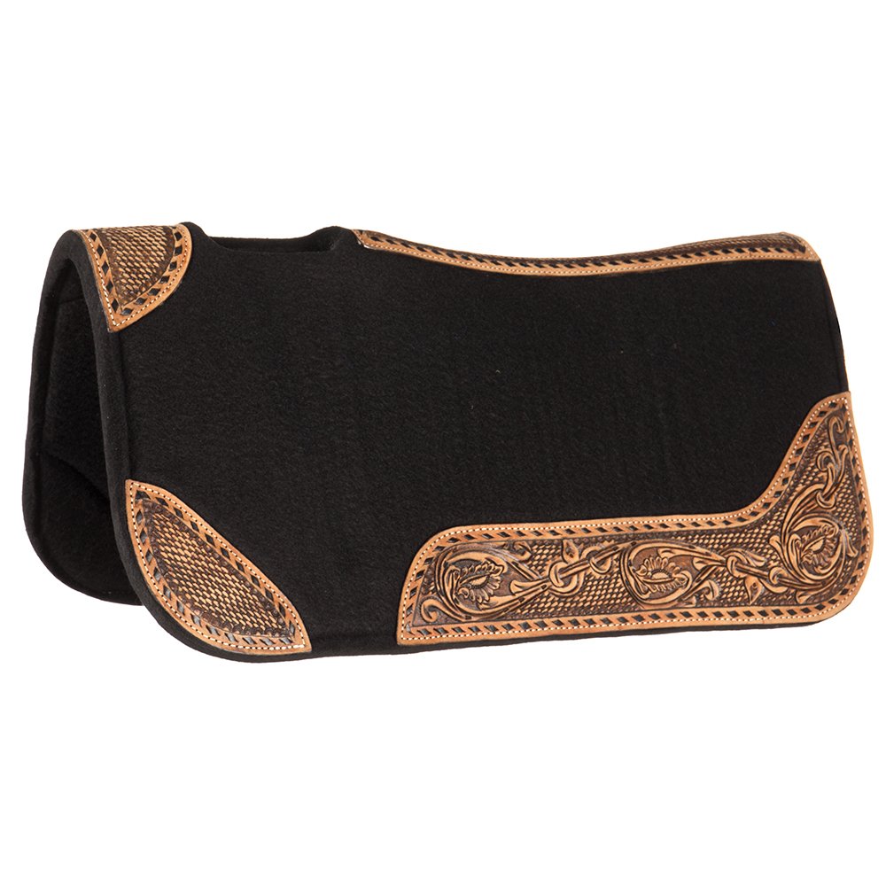 30” x 30” Buckstitch Purple Barrel Saddle Pad. main image 1