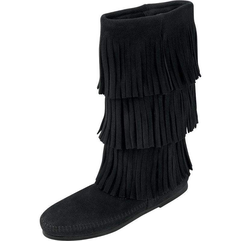 Minnetonka moccasins outlet fringe boots