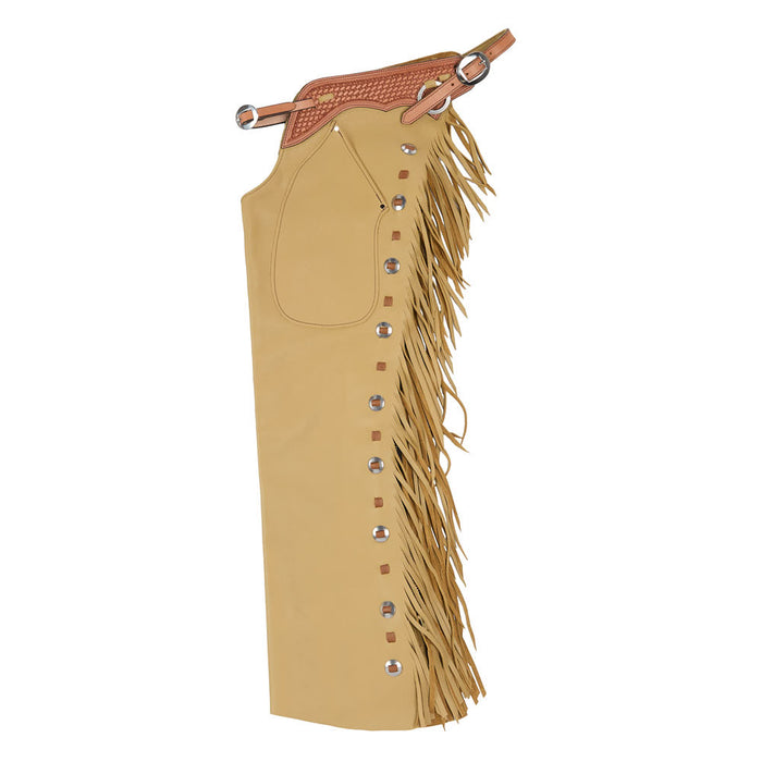 Tan and Saddle Tan Lace Small Chaps