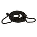 Quick Change Braided Black Nylon Barrel Rein