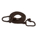 Braided Brown Nylon Barrel Rein Quick Change