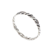 Wallace Braided Silver Ring