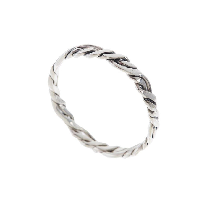 Wallace Braided Silver Ring