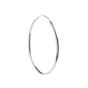 Charleston Silver Hoop Earring