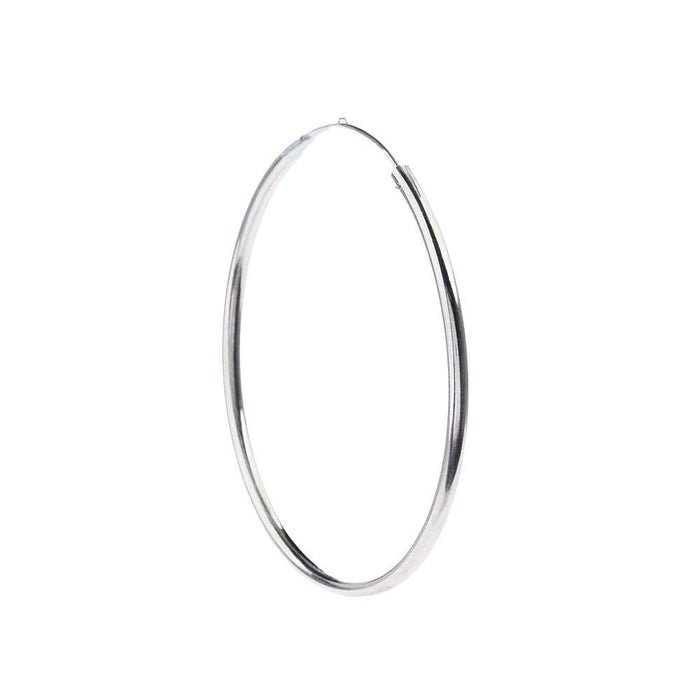 Charleston Silver Hoop Earring