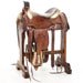 Used 15.5in Floral Tooled Sickout Team Roper