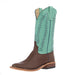 Men`s Chocolate Shrunken Shoulder Vamp 13in Mint Glove Top Boot