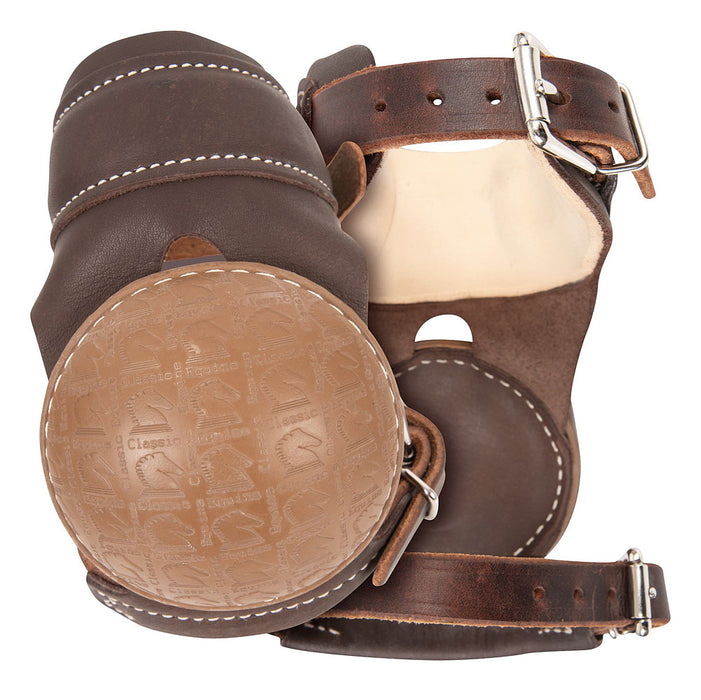 Chocolate Pro Skid Boots with Buckles