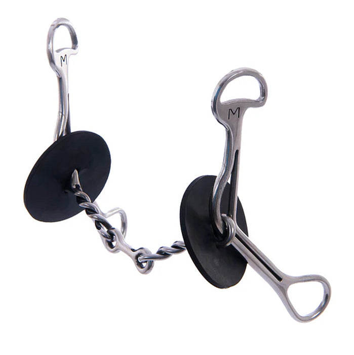 Twisted Wire Dog Bone Medium Gag Bit