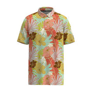Boys Floral Print Polo Shirt