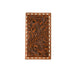 Men's Tooled Floral Rodeo Wallet