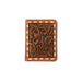 Men's Tooled Floral Bifold Wallet