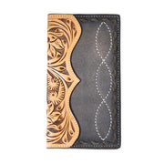 Men's Roughout w/Tooled Detail Rodeo Wallet