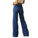 Womens Westie Yoke Wide Leg Jean