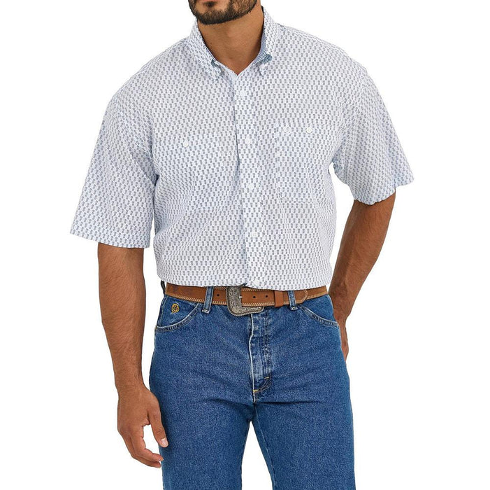 Mens George Strait Blue Shirt