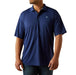 Mens Blue Depths Tek Polo