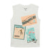 Girl's White Sleeveless Tank