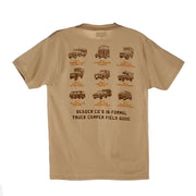 Men's Cream Informal Truck Guide T-Shirt