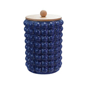 Blue Hobnail Canister