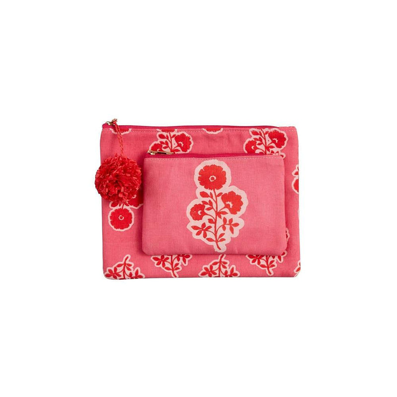Pink Block Print Cast Set