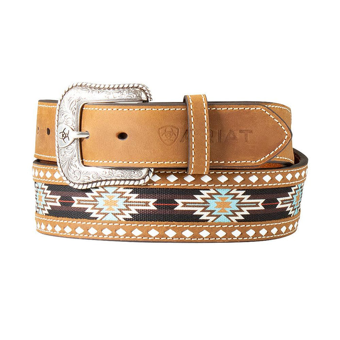 Men's Brown 1 7/8 Inch Southwestern Belt