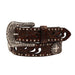 Ladies White Inlay Belt