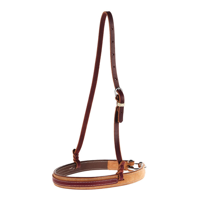 Roughout Noseband with Latigo Trim