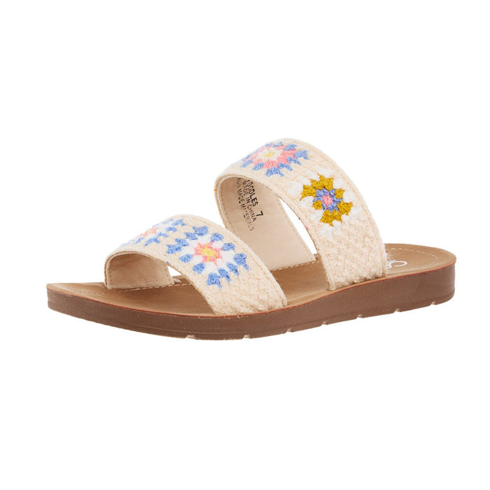 Women's Toodles Doble Strap Crocheted Sandal