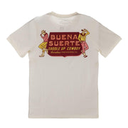 Men's Buena Suerte Vintage White Tee